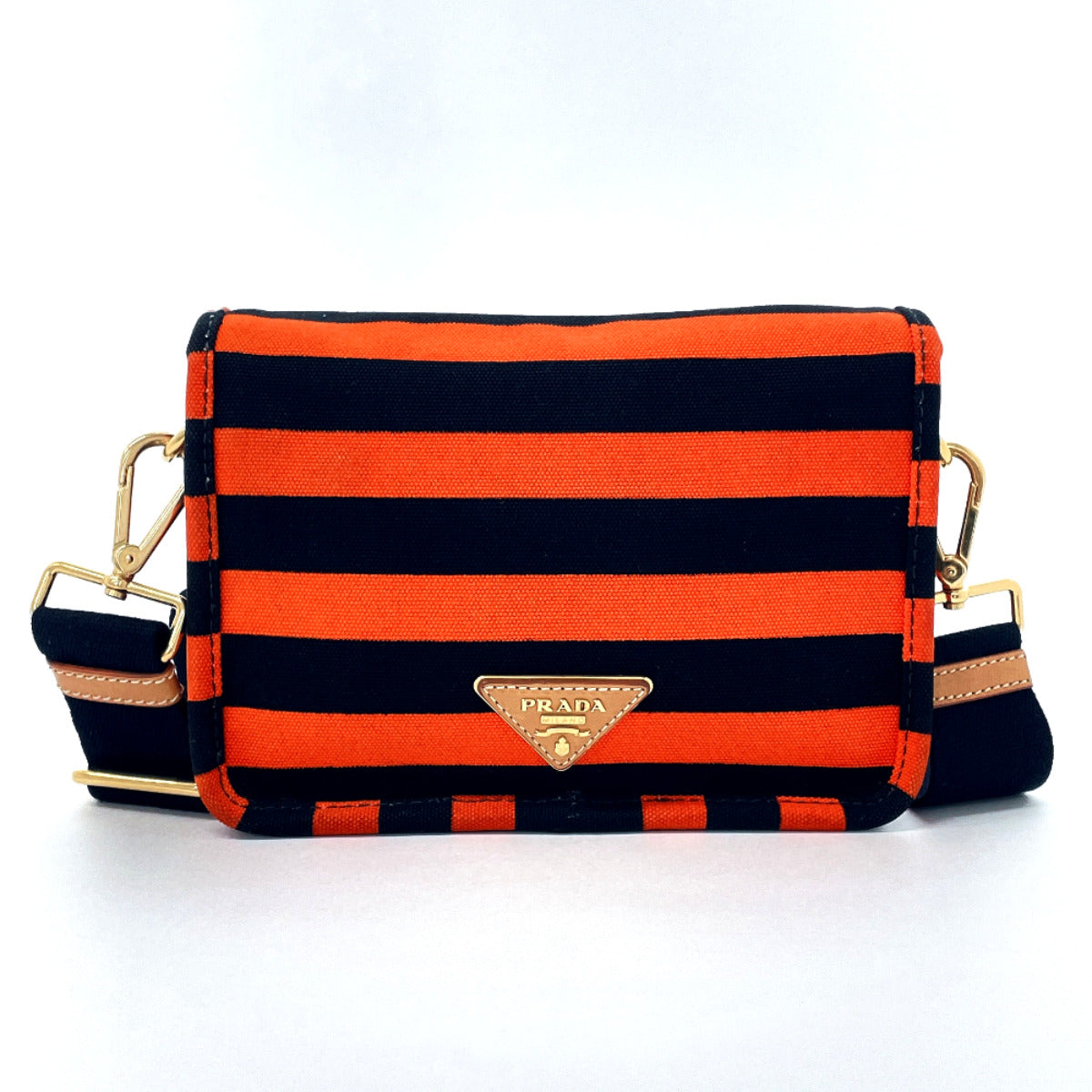 PRADA Shoulder Bag BT0785 canvas black