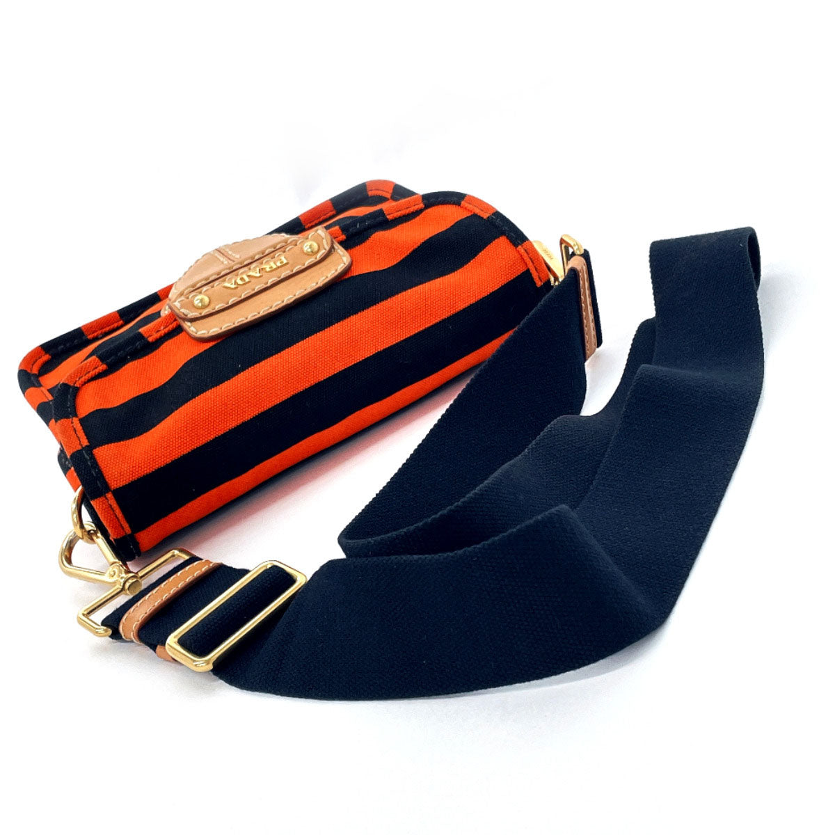PRADA Shoulder Bag BT0785 canvas black