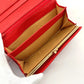 GUCCI Long Wallet Purse 035・6416・1720・0 leather Red Horseshoe