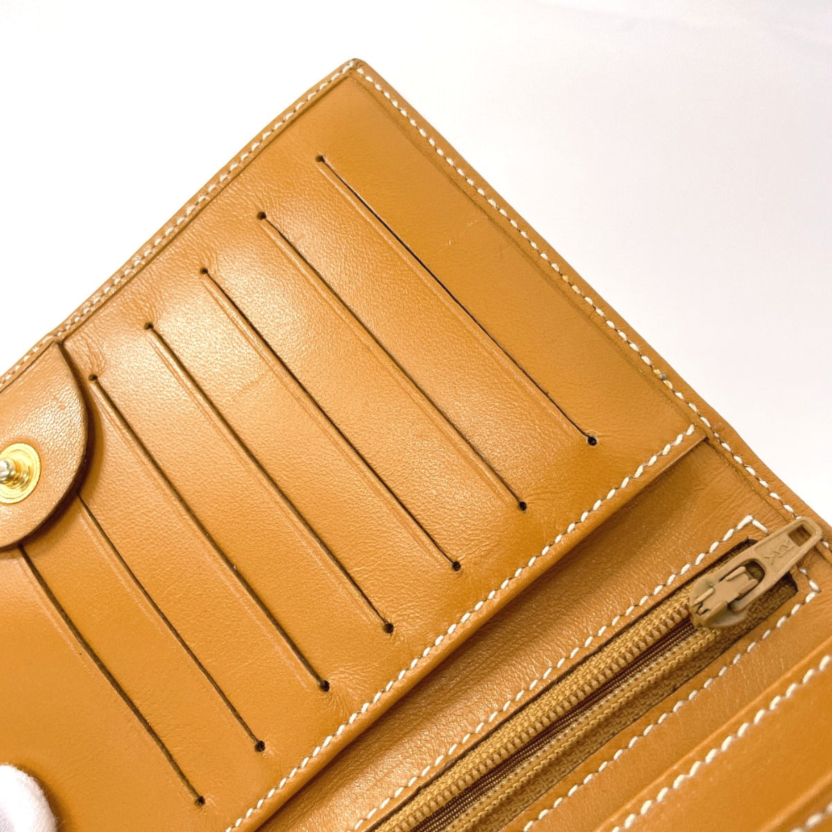 GUCCI Long Wallet Purse 035・150 GG Supreme canvas, leather Brown Sherry line