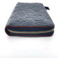 LOUIS VUITTON Long Wallet Purse M62121 Monogram Ann Platt Navy Zippy wallet Women Used Authentic