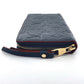 LOUIS VUITTON Long Wallet Purse M62121 Monogram Ann Platt Navy Zippy wallet Women Used Authentic