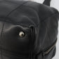 CHANEL Handbag Caviar Skin Black Silver CC