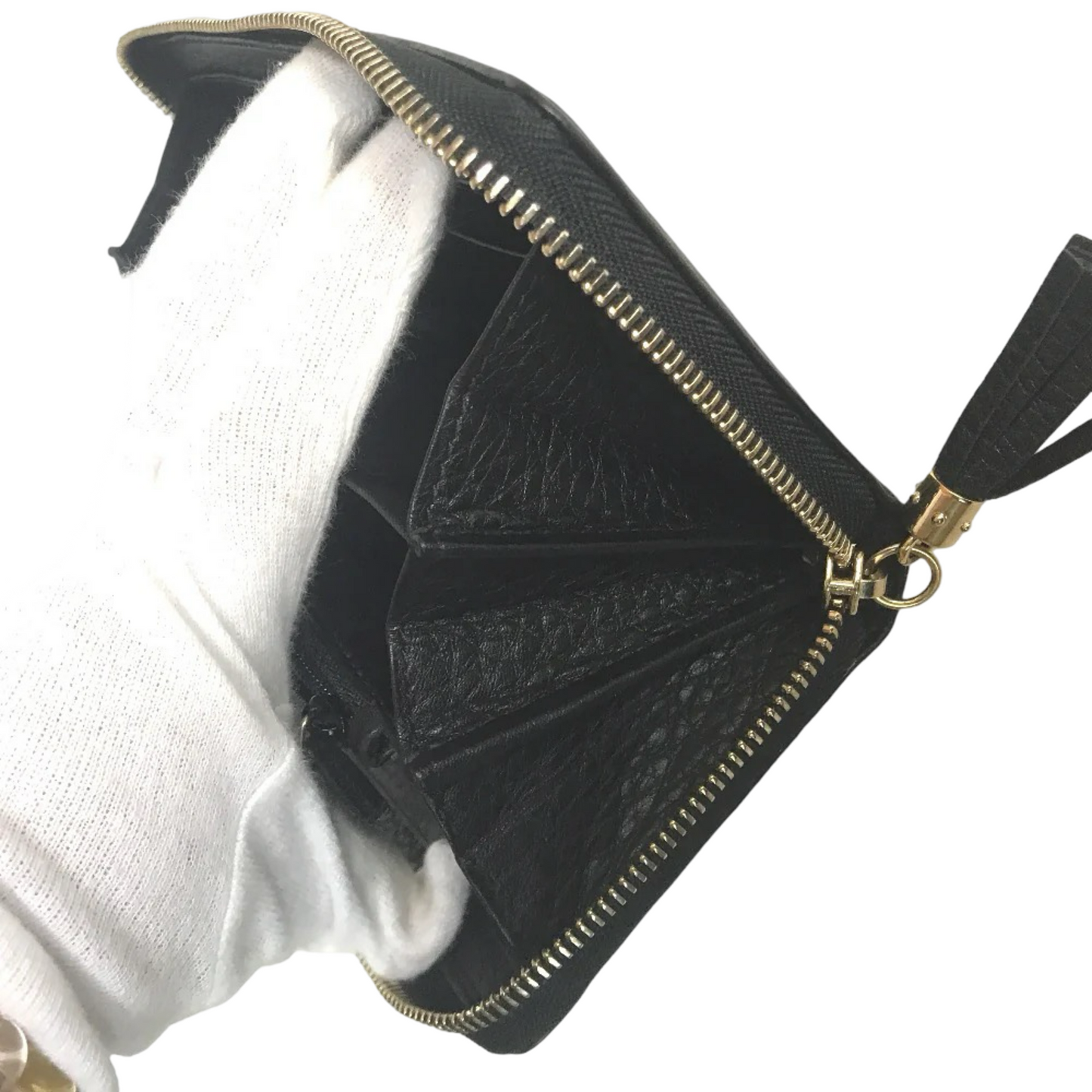 GUCCI SOHO INTERLOCKING ROUND ZIP WALLET