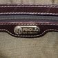 FENDI Zucca Canvas Hand Bag Black Brown Auth