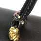 GUCCI Handbag leather Brown x Gold Metal Old Gucci accordion Women Used Authentic