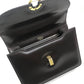 GUCCI Handbag leather Brown x Gold Metal Old Gucci accordion Women Used Authentic
