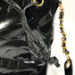 CHANEL Shoulder Bag Patent leather black CCCOCO Mark purse Women Used Authentic