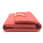 LOUIS VUITTON Trifold wallet M69069 Taurillon Clemence Leather Red Japan limited Portefeuille Capucines XS Women Used Authentic