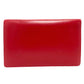 GUCCI Shoulder Bag 004-01-0476 leather Red x Gold Metal vintage Old Gucci Women Used Authentic