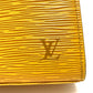 LOUIS VUITTON Handbag M52379 Epi Leather yellow Epi Malesherbes Women Used Authentic