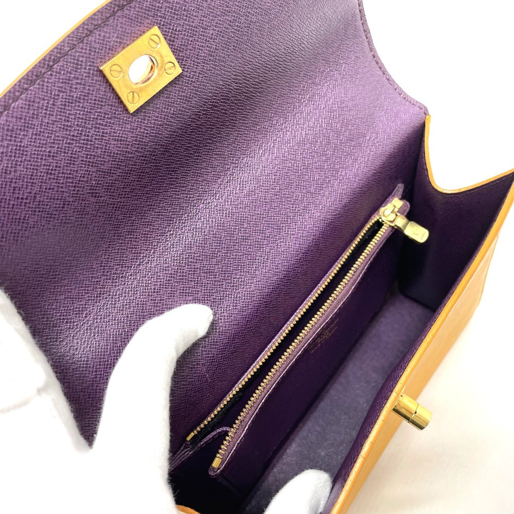 LOUIS VUITTON Handbag M52379 Epi Leather yellow Epi Malesherbes Women Used Authentic