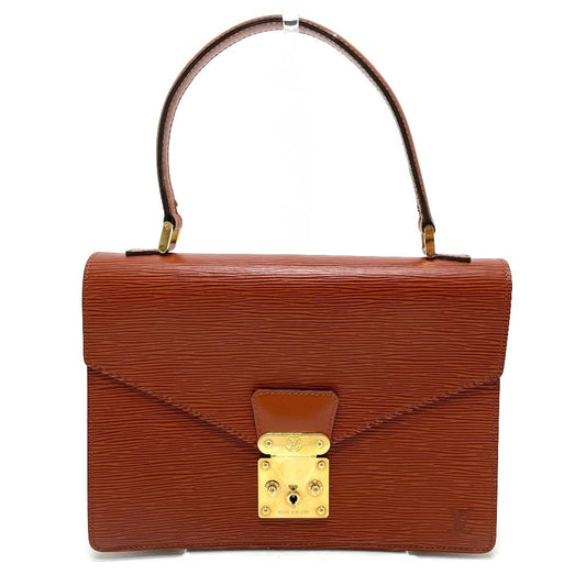 LOUIS VUITTON Handbag M52133 Epi Leather Brown Epi Concorde Women Used Authentic
