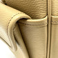 BURBERRY Handbag leather beige logo Side pocket Women Used Authentic