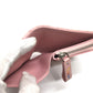 LOUIS VUITTON Folded wallet M63791 leather pink LVMetal New wave zip Women Used Authentic