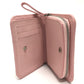 LOUIS VUITTON Folded wallet M63791 leather pink LVMetal New wave zip Women Used Authentic