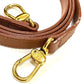 FENDI Handbag leather Brown FF logo Handbag Women Used Authentic