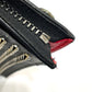 Christian Louboutin Clutch bag leather black Spike studs Sky porch unisex(Unisex) Used Authentic