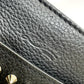 Christian Louboutin Clutch bag leather black Spike studs Sky porch unisex(Unisex) Used Authentic