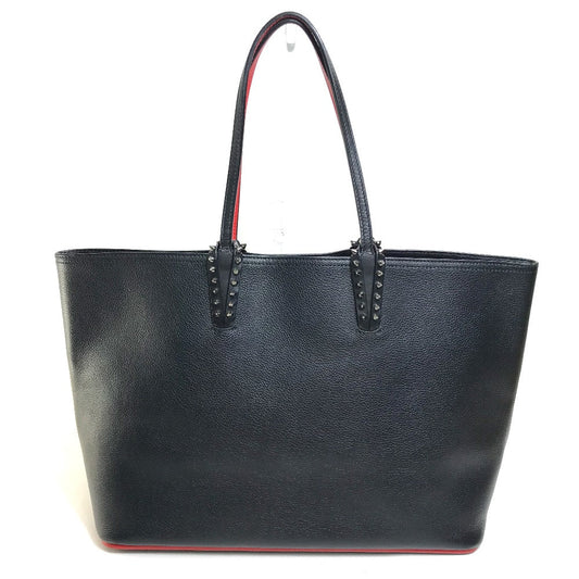 Christian Louboutin Tote Bag 1175113 leather Black x red Large Kabata unisex(Unisex) Used Authentic