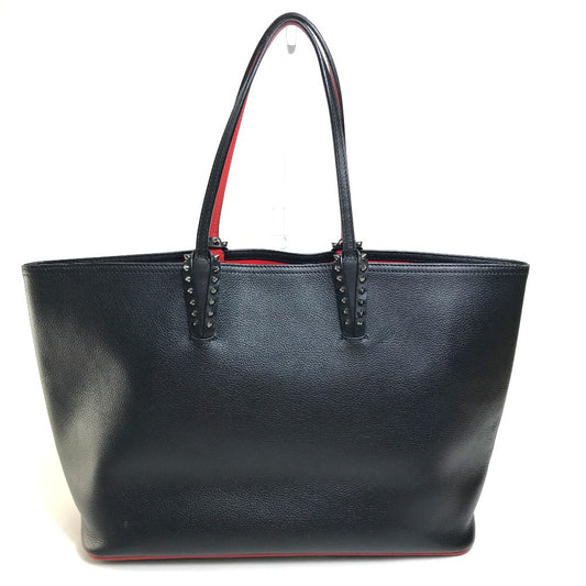 Christian Louboutin Tote Bag 1175113 leather Black x red Large Kabata unisex(Unisex) Used Authentic