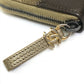 CHANEL Long Wallet Purse lambskin Gold x Brown Gradation Matrasse Women Used Authentic
