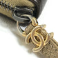 CHANEL Long Wallet Purse lambskin Gold x Brown Gradation Matrasse Women Used Authentic