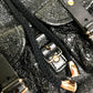 BALENCIAGA Handbag 128520 Embossed leather black One handle Chain Women Used Authentic