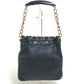 BALENCIAGA Handbag 128520 Embossed leather black One handle Chain Women Used Authentic