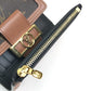 LOUIS VUITTON Trifold wallet M68725 Monogram reverse canvas Brown Monogram reverse Portefeuille Dauphine Compact Women Used Authentic