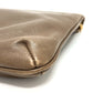 CELINE Shoulder Bag leather Brown logoMetal vintage Women Used Authentic