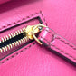 FENDI Handbag 8BN251 Leather / canvas Brown x purple type Pecan Women Used Authentic