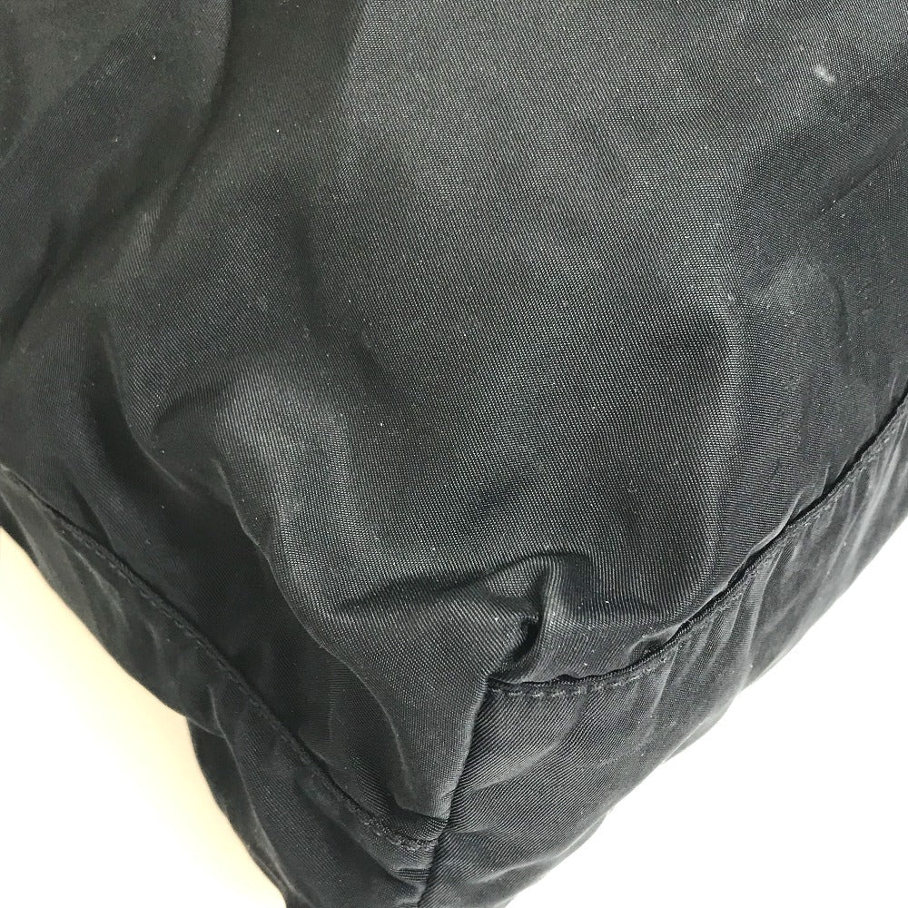 PRADA Tote Bag VA0484 Nylon black rocket Women Used Authentic
