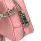 PRADA Shoulder Bag 1NF674 Safiano leather pink logo Shoulder pouch Women Used Authentic