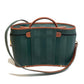 FENDI Vanity bag Leather / PVC Green x brown Pecan bag Women Used Authentic