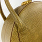 FENDI Handbag leather Beige type Semicircular form Women Used Authentic