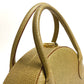 FENDI Handbag leather Beige type Semicircular form Women Used Authentic