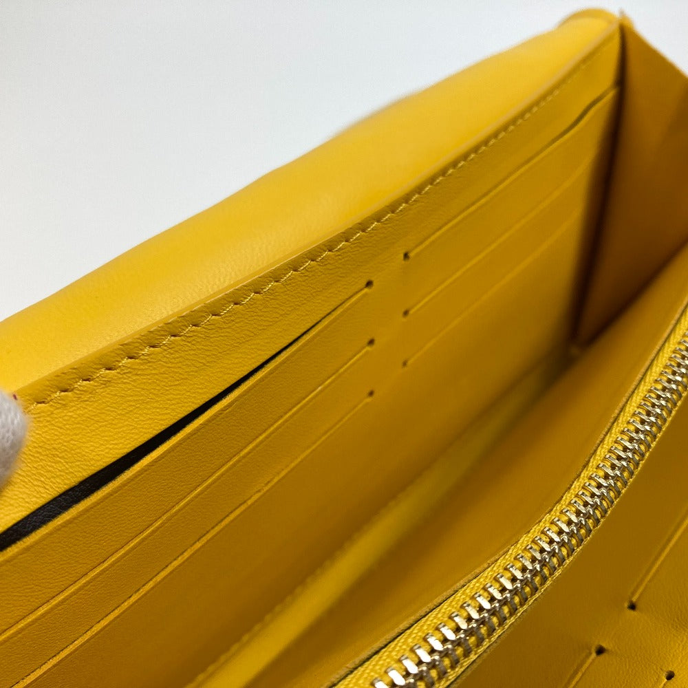 LOUIS VUITTON Long Wallet Purse M80416 Canvas / leather Yellow type Monogram Portefeuille Capsine unisex(Unisex) Used Authentic