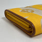 LOUIS VUITTON Long Wallet Purse M80416 Canvas / leather Yellow type Monogram Portefeuille Capsine unisex(Unisex) Used Authentic