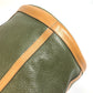 Dior Shoulder Bag leather khaki CDMetal purse Women Used Authentic