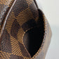 LOUIS VUITTON Shoulder Bag N61738 Damier canvas Brown Damier Etui Okapi Women Used Authentic