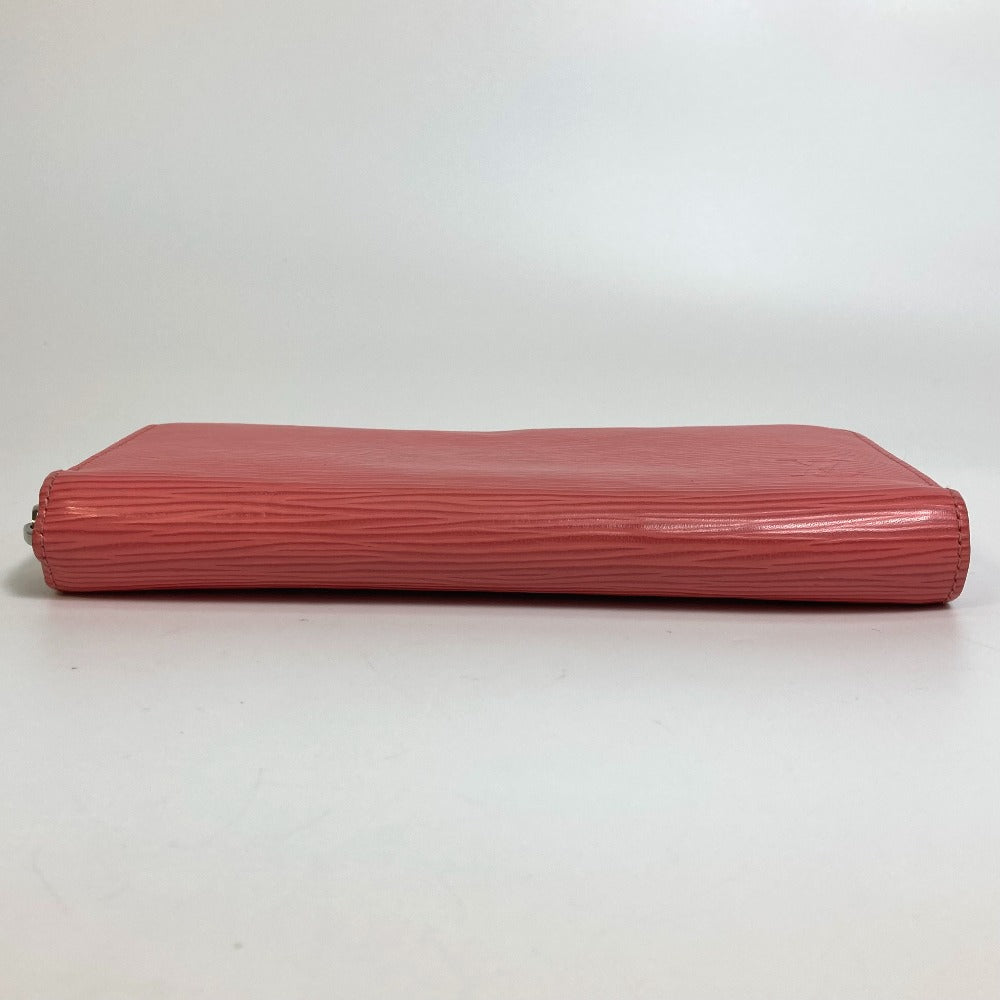 LOUIS VUITTON Long Wallet Purse M60663 Epi Leather pink Epi Zippy wallet Women Used Authentic
