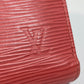 LOUIS VUITTON Long Wallet Purse M60663 Epi Leather pink Epi Zippy wallet Women Used Authentic