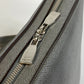 LOUIS VUITTON Briefcase M32641 Taiga Leather gray Taiga Vasili PM mens Used Authentic