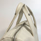 CHANEL Boston Duffel bag A30899 leather Ivory CCCOCO Mark Chevron Vstitch Women Used Authentic
