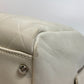 CHANEL Boston Duffel bag A30899 leather Ivory CCCOCO Mark Chevron Vstitch Women Used Authentic