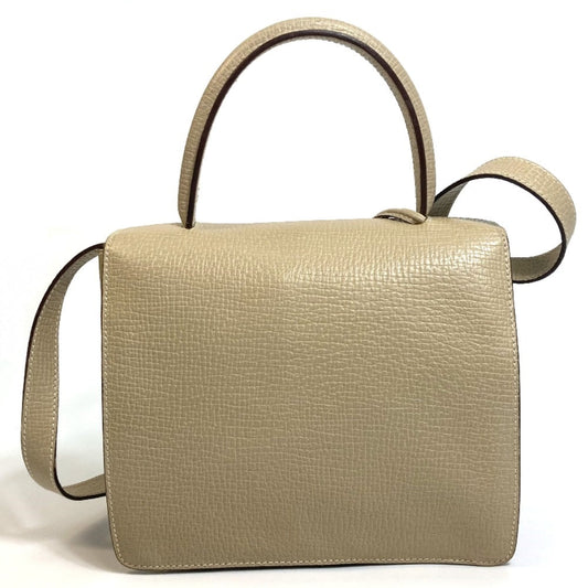 LOEWE Handbag leather beige Barcelona Women Used Authentic