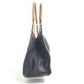 LOEWE Handbag leather Black x brown anagram By color Women Used Authentic