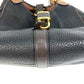 LOEWE Handbag leather Black x brown anagram By color Women Used Authentic