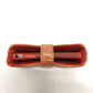 CHANEL Pouch Patent leather Red type CC COCO Mark border Women Used Authentic